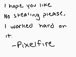 Ritad kommentar från PixelFire