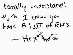 Drawn comment by Hex