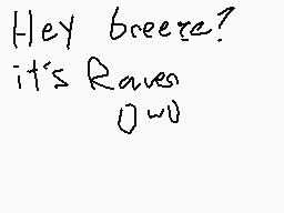 Drawn comment by Raven