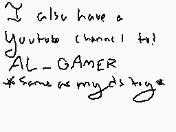 Drawn comment by AL_GAMER