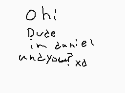 Drawn comment by Daniel