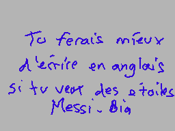 ζωγραφισμενο σχολιο του χρηστη Messi_Big