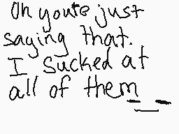 Drawn comment by Herobrine™