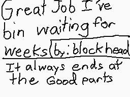 Drawn comment by blockhead