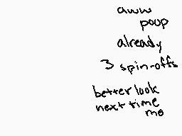 ζωγραφισμενο σχολιο του χρηστη Lona