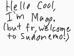 Drawn comment by MegⒶMago15