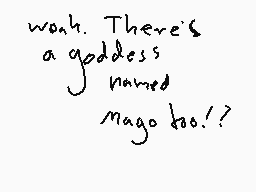 Drawn comment by MAGO