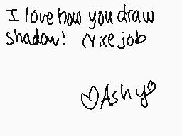 Drawn comment by Ash♥Wolfie