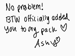 Drawn comment by Ash♥Wolfie