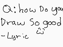 Drawn comment by lyric