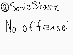 Drawn comment by Sonic