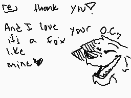 Drawn comment by DRAGON★FOX