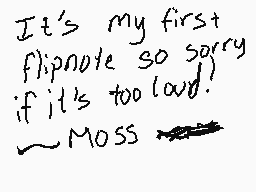 Drawn comment by Moss