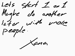 Drawn comment by X.a.n.a