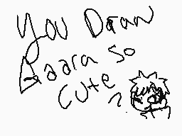Drawn comment by Kitty