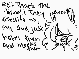 Drawn comment by WolfStar☆