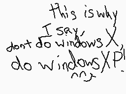 Drawn comment by Windows XP