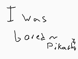 Drawn comment by pikachu