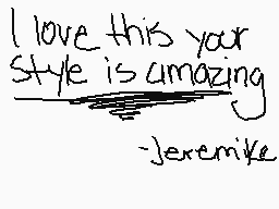 Drawn comment by JereMike♥♥