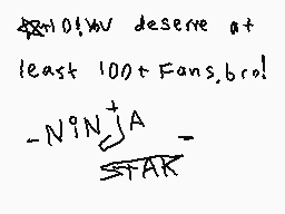 Drawn comment by NiNjⒶ☆$TaR