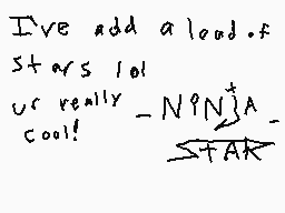 Drawn comment by NiNjⒶ☆$TaR