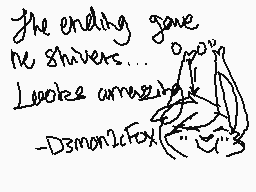 Drawn comment by D3mon1cFox