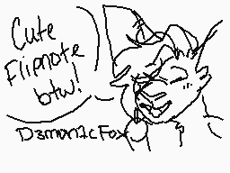 Drawn comment by D3mon1cFox