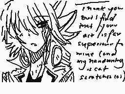 Drawn comment by Yusei Fudo