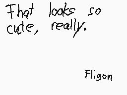 Drawn comment by Fligon