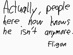 Drawn comment by Fligon