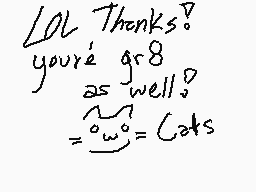 Drawn comment by Cats