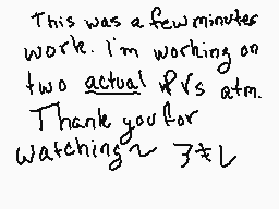 Drawn comment by アキレちゃあん～