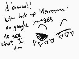 Drawn comment by Necrozma