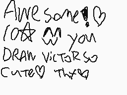 Drawn comment by Victor