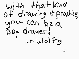 Drawn comment by Werewolf😃