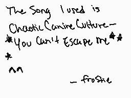 Drawn comment by ✕Frostie✕♣