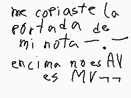 Comentario dibujado por Miguel