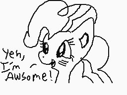 Drawn comment by Pinkie Pie