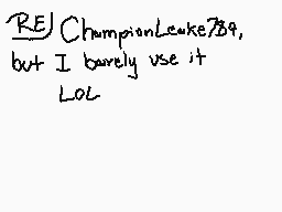 Drawn comment by ChampFlipz