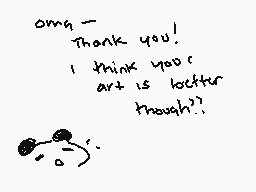 Drawn comment by 「boba」