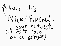 Drawn comment by Nick