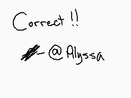 Comentario dibujado por Alyssa