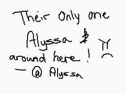 Drawn comment by Alyssa