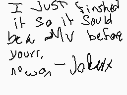 Drawn comment by XjokerX