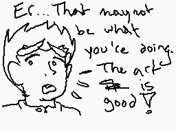Drawn comment by Destiny
