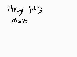 Drawn comment by Matt