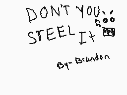 Drawn comment by Brandon