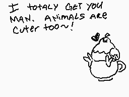 Drawn comment by jell-o-cat