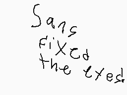 Drawn comment by Sans