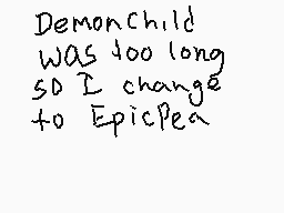 Drawn comment by EpicPeaCLF